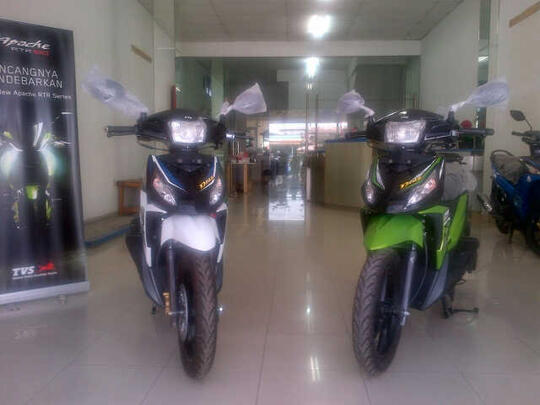Showroom Dealer Resmi Motor TVS Jabodetabek dan sekitarnya (Plus Disc Cashback)