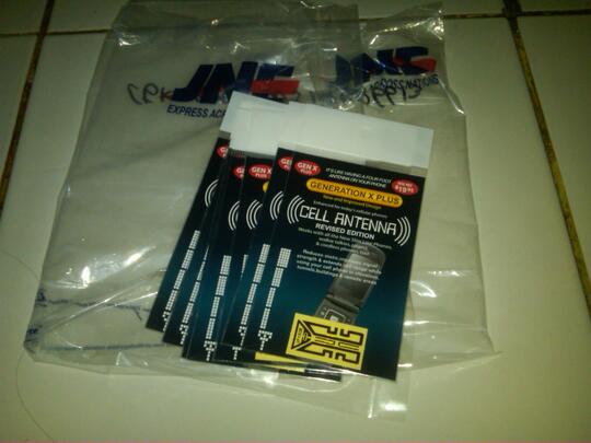 Sticker stiker Penguat Sinyal Gen-X Plus untuk HP/Handphone Modem Bandung/bdg