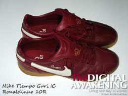 Terjual NIKE RONALDINHO GURI IC UKURAN 41 (BROWN / RED) | KASKUS