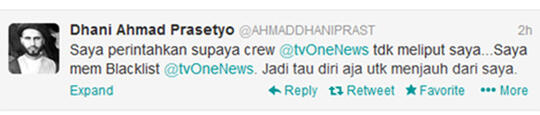 AHMAD DHANI NGAMUK SAMA TVOON