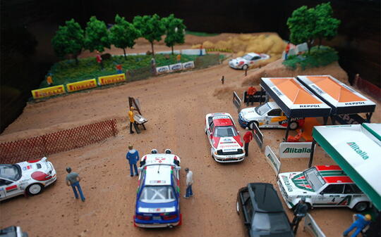Diorama Diecast 1/64 Rally
