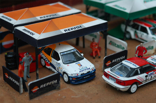 Diorama Diecast 1/64 Rally