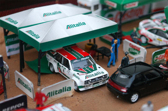 Diorama Diecast 1/64 Rally
