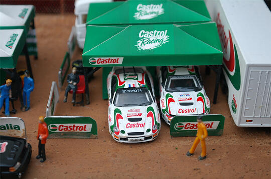 Diorama Diecast 1/64 Rally