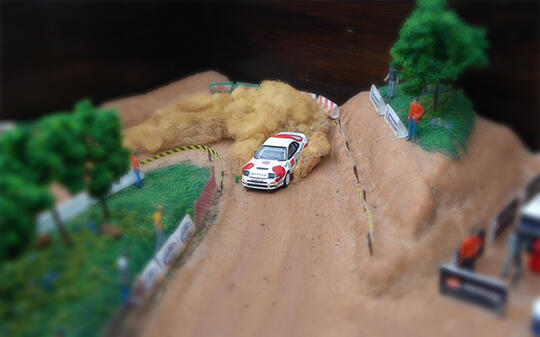 Diorama Diecast 1/64 Rally