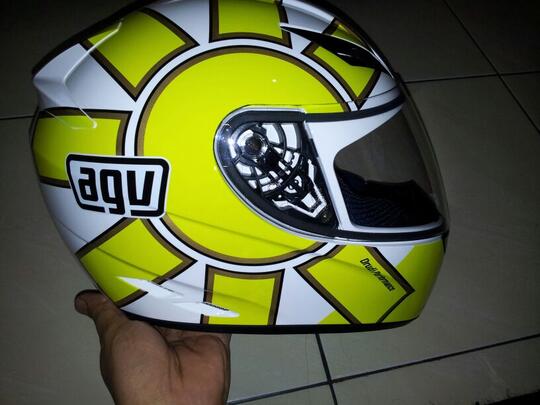 Terjual Agv K3 Gothic White | KASKUS
