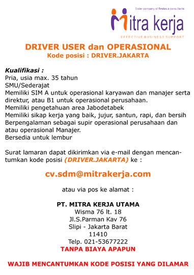 Info Lowongan Kerja Part 2 Page 263 Kaskus