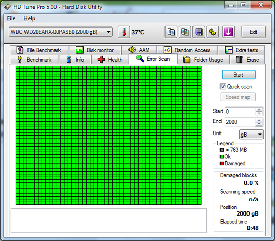 WDC Green 2TB SATA3 64MB Cache Masih Bergaransi