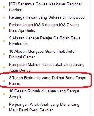 8 Tokoh Berkumis Tanpa Kumis!