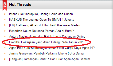 Prediksi Pekerjaan yang Akan Hilang Pada Tahun 2020