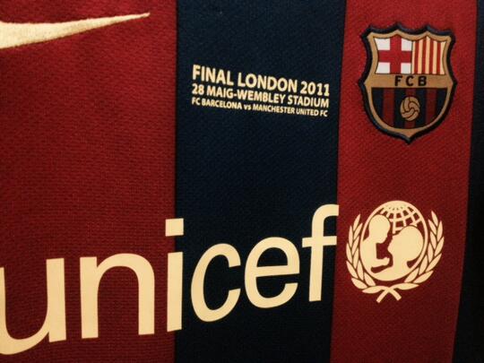 Jersey Barcelona Final UCL Wembley London 2011 NEW