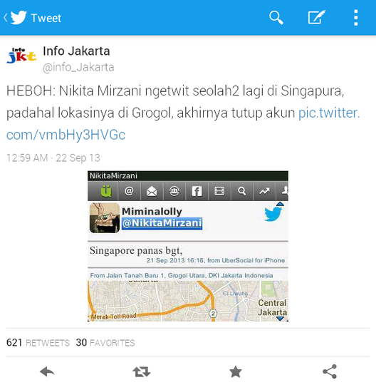 Alasan Kenapa GPS Error Nikita Mirzani