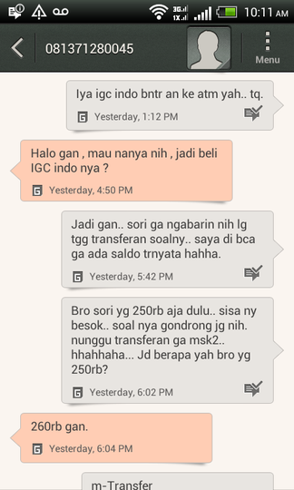 HATI HATI PENIPUAN