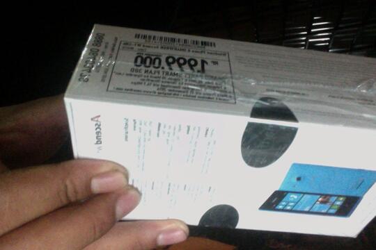 Jual 2 unit Smartfren acsend W1 , baru garansi masi segel 1,5jt net!