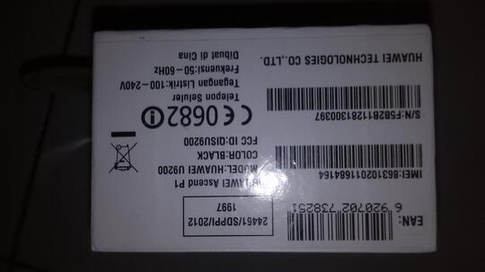 Huawei Ascend P1 mulus like new