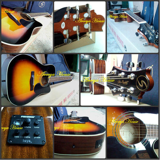 Terjual "New but Murmer" Gitar ORIGINAL Akustik, Akustik Elektrik