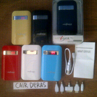 Powerbank Advance New Digital 8800 Mah Dual Output Harga Grosir