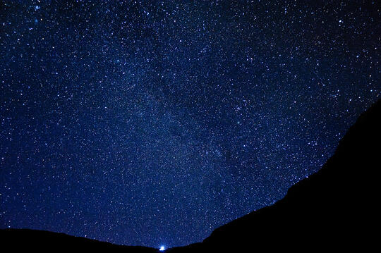 Gambar Gradasi Warna Langit Malam