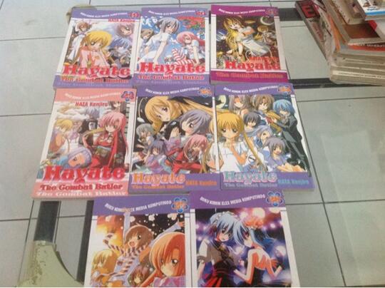 Komik naruto, one piece, yugioh, kungfu boy, hayate, digimon, midori's day etc