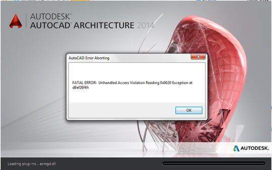 erreur fatale autocad 2013 erreur fatale autocad 2013