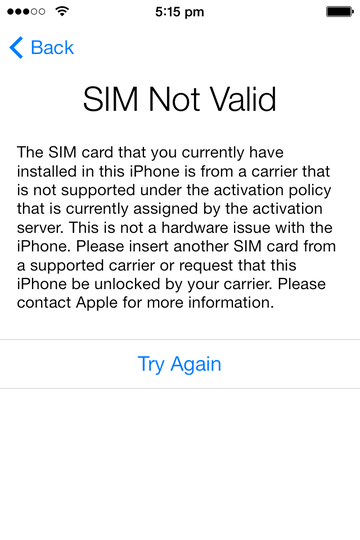 at&t sim card activation