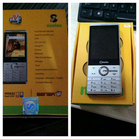 hp murah nexian M5632 apa adanya