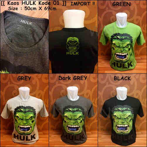 WTS T-Shirt Import GAP, GUESS, HULK 