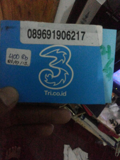 perdana three pulsa 400k harga cuma 275k murahh