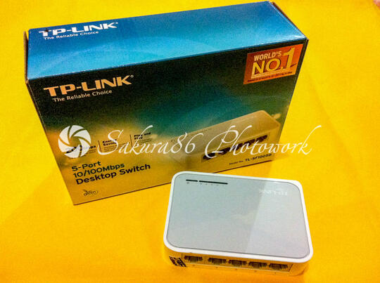 Dijual Switch Hub 5 Port merk TP Link seri TL-SF1005D