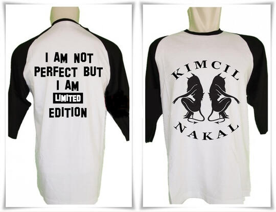 Terjual Kaos  Kimcil Nakal Raglan  3  4  Desain Keren KASKUS