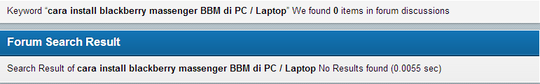 Cara Install Blackberry Massenger BBM di PC / Laptop