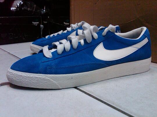 Terjual nike blazer low blue /green tosca size 43 original | KASKUS