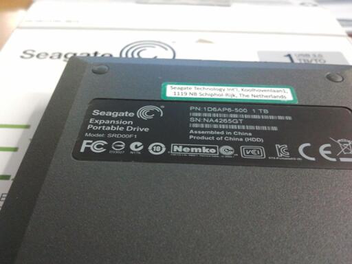 WTS Seagate Expansion 2.5 1TB (BNOB) Bonus Pouch