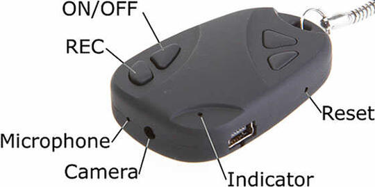 Jual Spy Cam Car Key 808