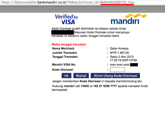 Mandiri Vbv - Pengalaman Transaksi Menggunakan Verified By Visa Kartu Debit Mandiri Iisbetoq / Salam jumpa bloggers, kali ini saya akan sedikit share tentang vbv (verified by visa) dari salah satu bank terkemuka di indonesia, yaitu bank mandiri.