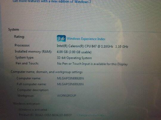 ASUS X2001E Barang Ajib Banget Gan