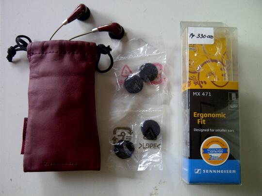 Terjual WTS Earphone / headset SENNHEISER MX 471 original Mulus 99% | KASKUS
