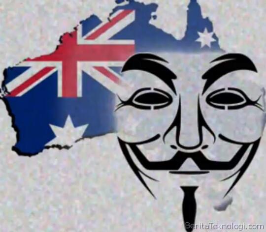 Anonymous Australia Bocorkan Data Penting Situs Indonesia