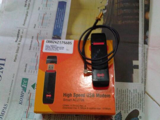 Modem Smartfren EVDO Rev B Ar918b, ce81b, Ac2726 Baru Seminggu Solo