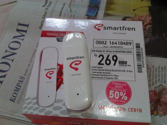 Modem Smartfren EVDO Rev B Ar918b, ce81b, Ac2726 Baru Seminggu Solo