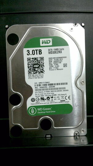 Hardisk PC 3.5 WDC Green 3TB 64MB Cache SATA3 Undetect(Error)