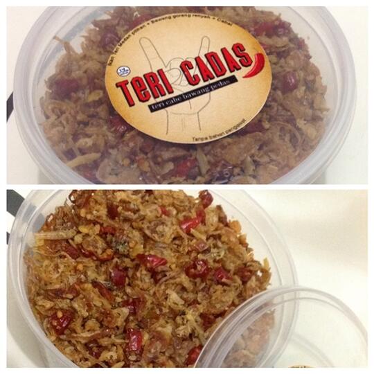 Teri Cadas Kreasi Makanan Lokal