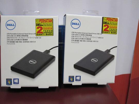 Harddisk External Dell 1 Tb USB3 Garansi 2 Tahun Resmi