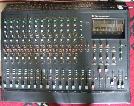 Terjual Mixer Profesional Analog 12 Channel Toa Cx124 Made In Japan Kaskus