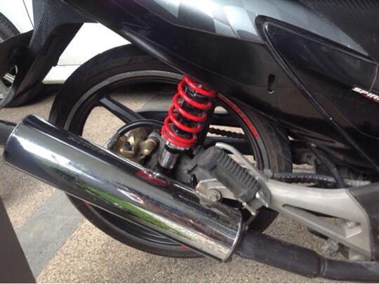 WTS SHOCK/SEKOK RIDE IT (red) murah mulus berkualitas (surabaya-sidoarjo)