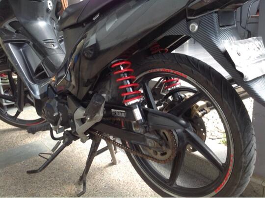 WTS SHOCK/SEKOK RIDE IT (red) murah mulus berkualitas (surabaya-sidoarjo)