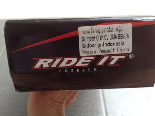 WTS SHOCK/SEKOK RIDE IT (red) murah mulus berkualitas (surabaya-sidoarjo)