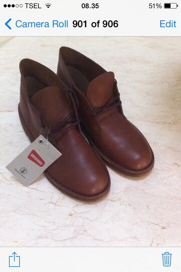 clarks originals brown leather