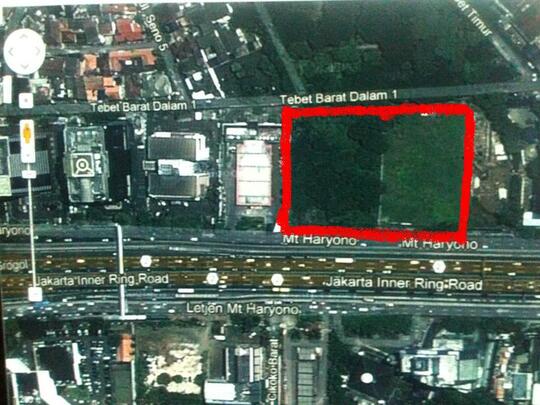 TANAH SUPER STRATEGIS DI MT. HARYONO JAKARTA