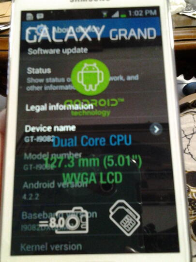 WTS SAMSUNG GALAXY GRAND DUOS SECOND 100% MULUS-GARANSI PANJANG S/D NOVEMBER 2014